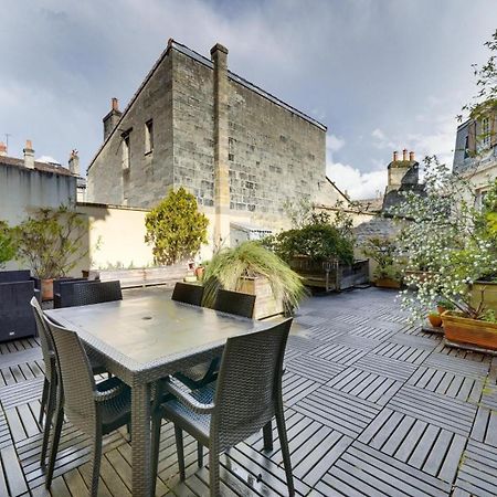 Lovely Apartment With Exceptional Terrace Bordeaux Extérieur photo